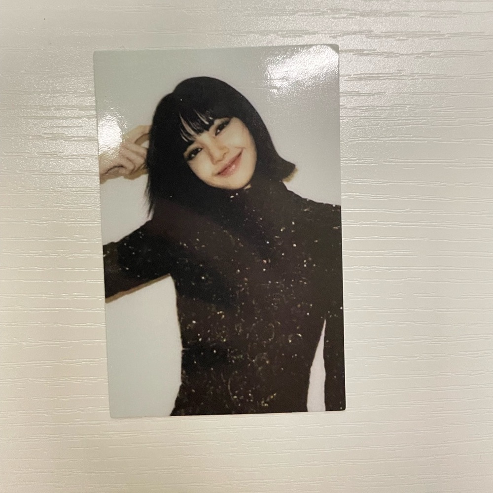 Lisa from BlackPink The Album photocard